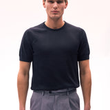 Nico Basic Triko T-shirt Lacivert Nico Basic Triko T-shirt Lacivert