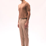 Nico Basic Triko T-shirt Camel Nico Basic Triko T-shirt Camel