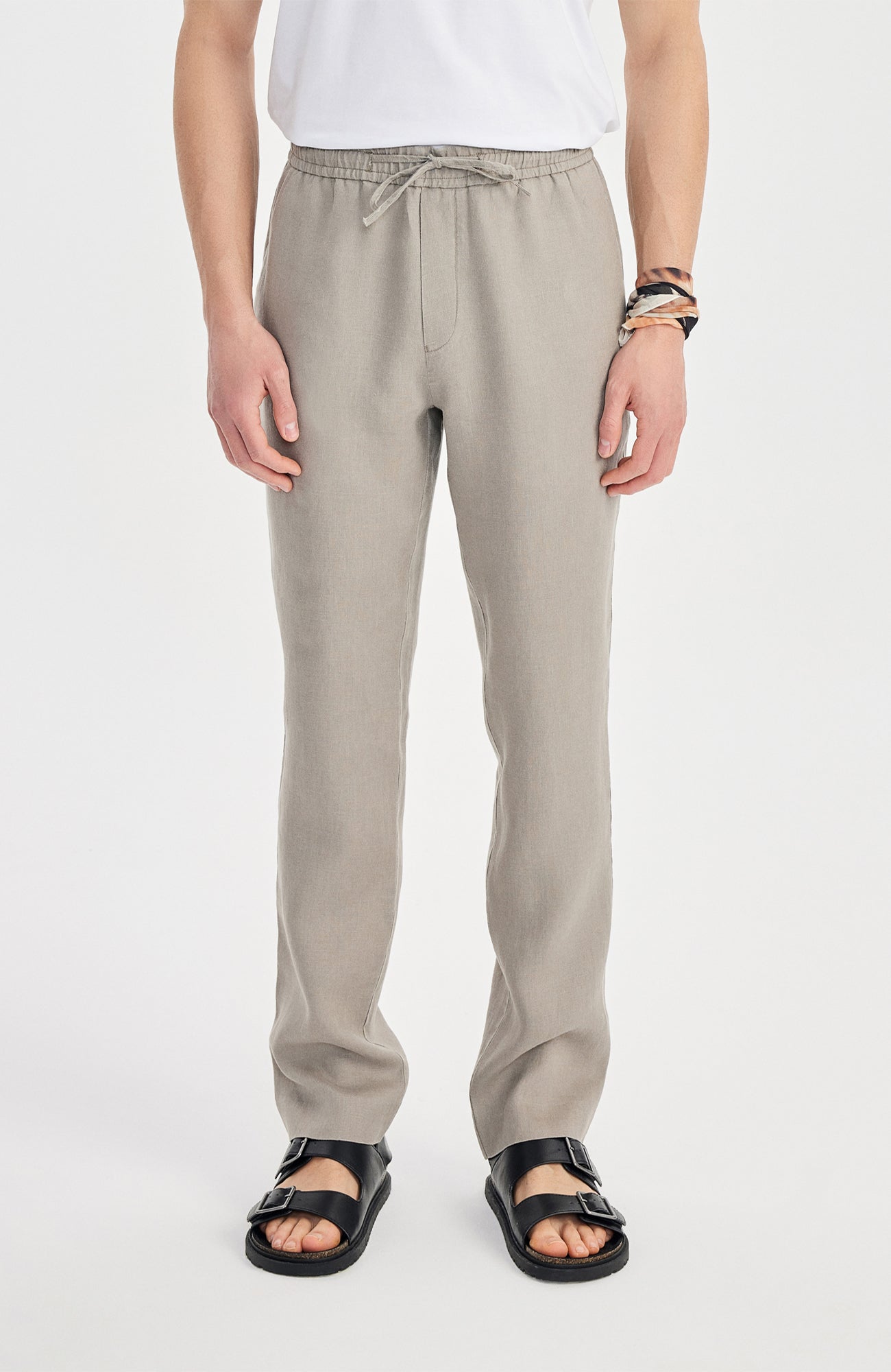 Giorni Linen Jogger Kahverengi - BATTS ( Il Maggio, Linen, Pants, S/S 24 ) Giorni Linen Jogger Kahverengi - BATTS ( Il Maggio, Linen, Pants, S/S 24 )
