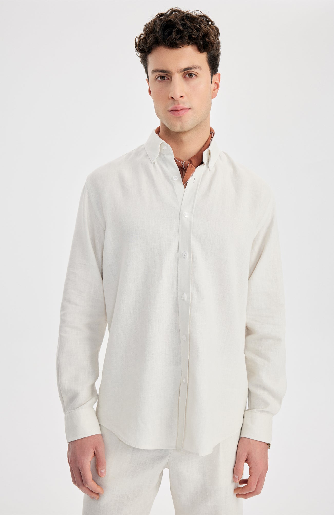 Kos Linen Gömlek Relaxed Ekru - BATTS ( Il Maggio, Linen, S/S 24, Shirts ) Kos Linen Gömlek Relaxed Ekru - BATTS ( Il Maggio, Linen, S/S 24, Shirts )