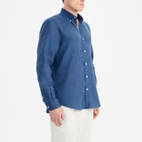 Kos Linen Gömlek Relaxed Mavi - BATTS ( Il Maggio, Linen, S/S 24, Shirts ) Kos Linen Gömlek Relaxed Mavi - BATTS ( Il Maggio, Linen, S/S 24, Shirts )