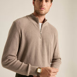 Volpe Half Zipped Triko Taş Volpe Half Zipped Triko Taş