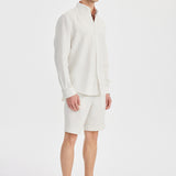 Kos Linen Gömlek Relaxed Ekru - BATTS ( Il Maggio, Linen, S/S 24, Shirts ) Kos Linen Gömlek Relaxed Ekru - BATTS ( Il Maggio, Linen, S/S 24, Shirts )