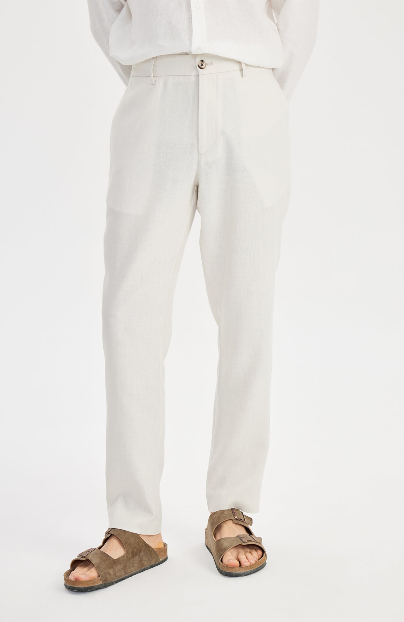 Giorni II Linen Pantolon Ekru - BATTS ( Il Maggio, Linen, Pants, S/S 24 ) Giorni II Linen Pantolon Ekru - BATTS ( Il Maggio, Linen, Pants, S/S 24 )