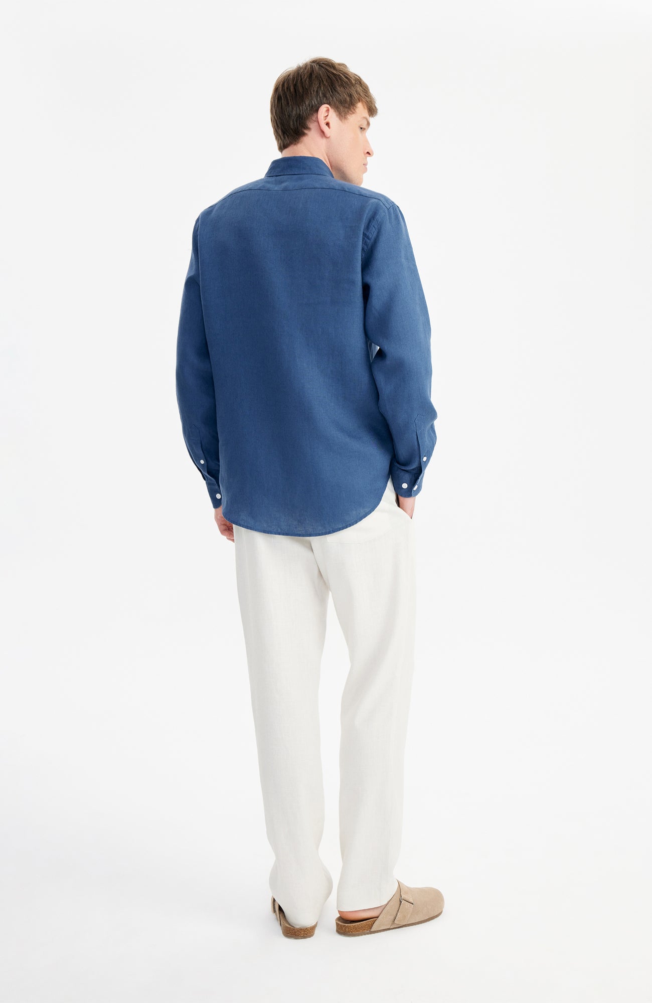 Kos Linen Gömlek Relaxed Mavi - BATTS ( Il Maggio, Linen, S/S 24, Shirts ) Kos Linen Gömlek Relaxed Mavi - BATTS ( Il Maggio, Linen, S/S 24, Shirts )