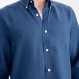 Kos Linen Gömlek Relaxed Mavi - BATTS ( Il Maggio, Linen, S/S 24, Shirts ) Kos Linen Gömlek Relaxed Mavi - BATTS ( Il Maggio, Linen, S/S 24, Shirts )