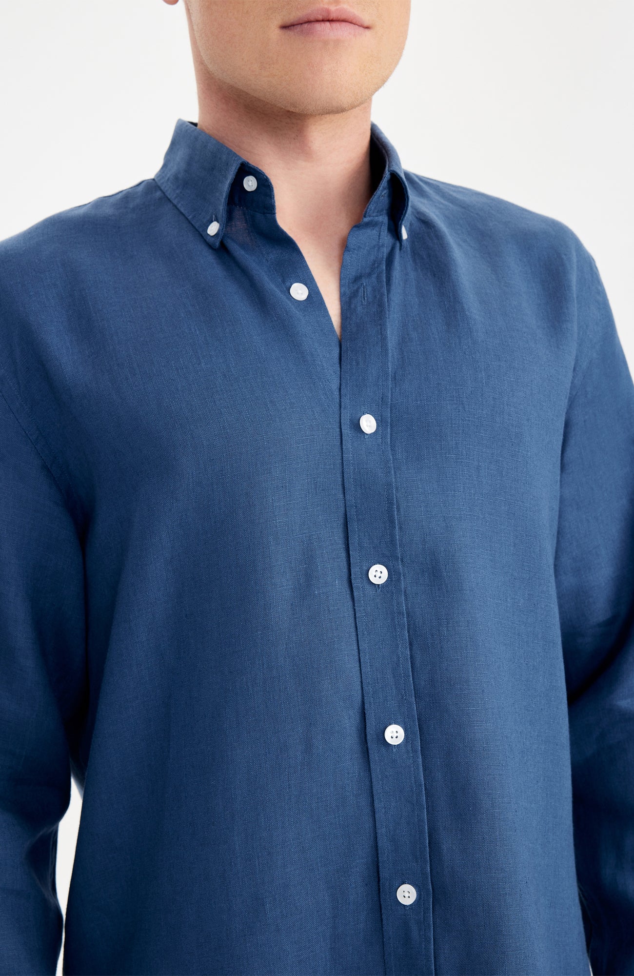 Kos Linen Gömlek Relaxed Mavi - BATTS ( Il Maggio, Linen, S/S 24, Shirts ) Kos Linen Gömlek Relaxed Mavi - BATTS ( Il Maggio, Linen, S/S 24, Shirts )