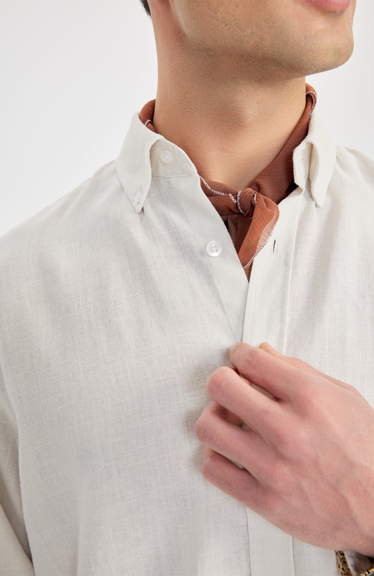 Kos Linen Gömlek Relaxed Ekru - BATTS ( Il Maggio, Linen, S/S 24, Shirts ) Kos Linen Gömlek Relaxed Ekru - BATTS ( Il Maggio, Linen, S/S 24, Shirts )