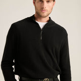 Volpe Half Zipped Triko Siyah Volpe Half Zipped Triko Siyah