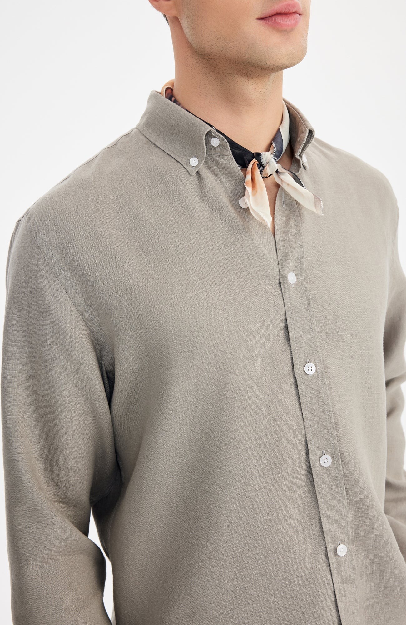 Kos Linen Gömlek Relaxed Kahverengi - BATTS ( Il Maggio, Linen, S/S 24, Shirts ) Kos Linen Gömlek Relaxed Kahverengi - BATTS ( Il Maggio, Linen, S/S 24, Shirts )