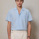 Chase Cotton Shirt Light Blue