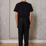 Riviera Linen Jogger Black