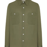 Jacques Tencel Shirt Khaki