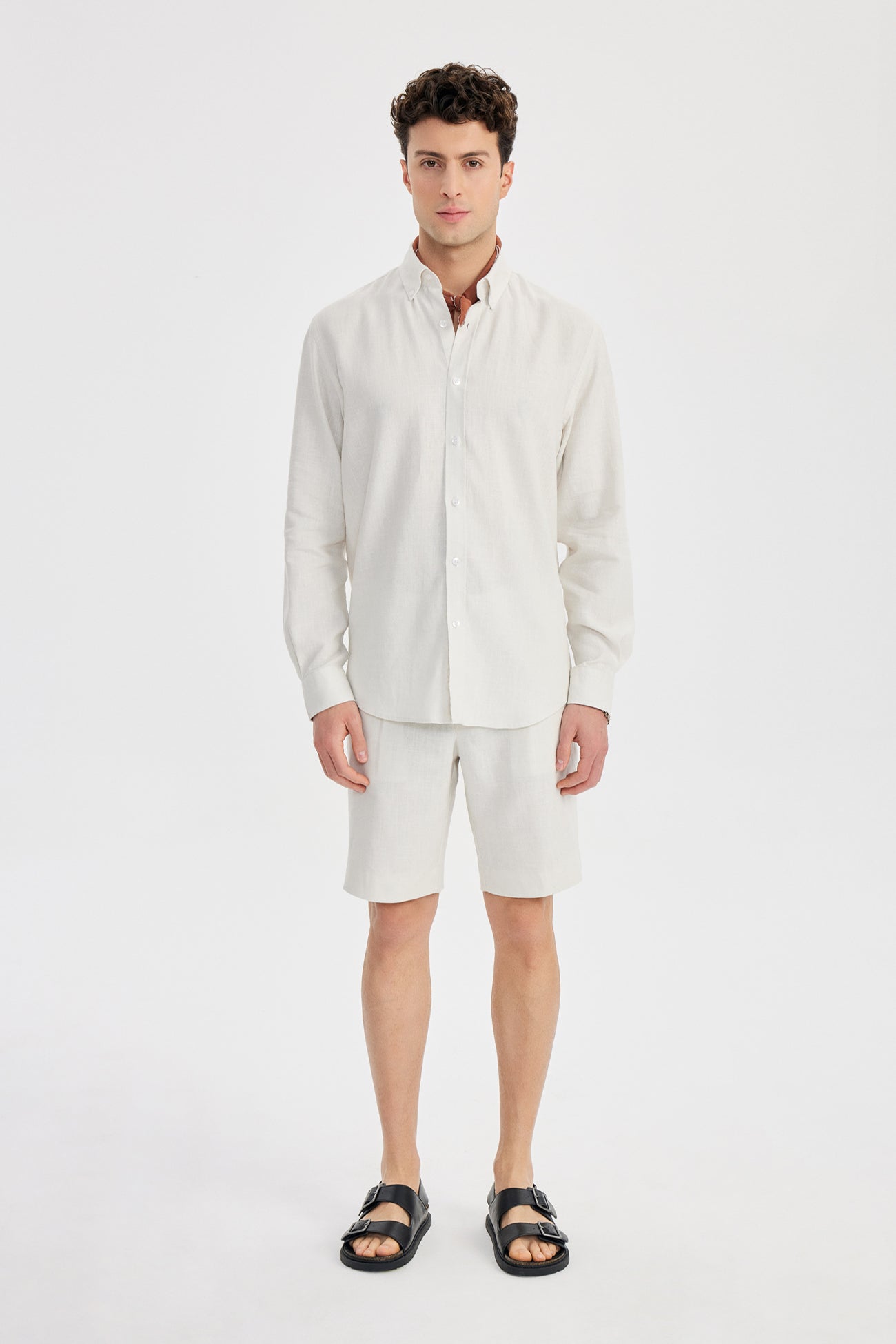 Kos Linen Gömlek Relaxed Ekru - BATTS ( Il Maggio, Linen, S/S 24, Shirts )