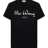 Mr. Wrong T-shirt Black