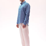 Kos II Linen Gömlek Açık Mavi