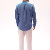 Kos II Linen Gömlek Açık Mavi