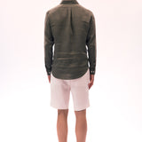 Kos II Linen Gömlek Yeşil