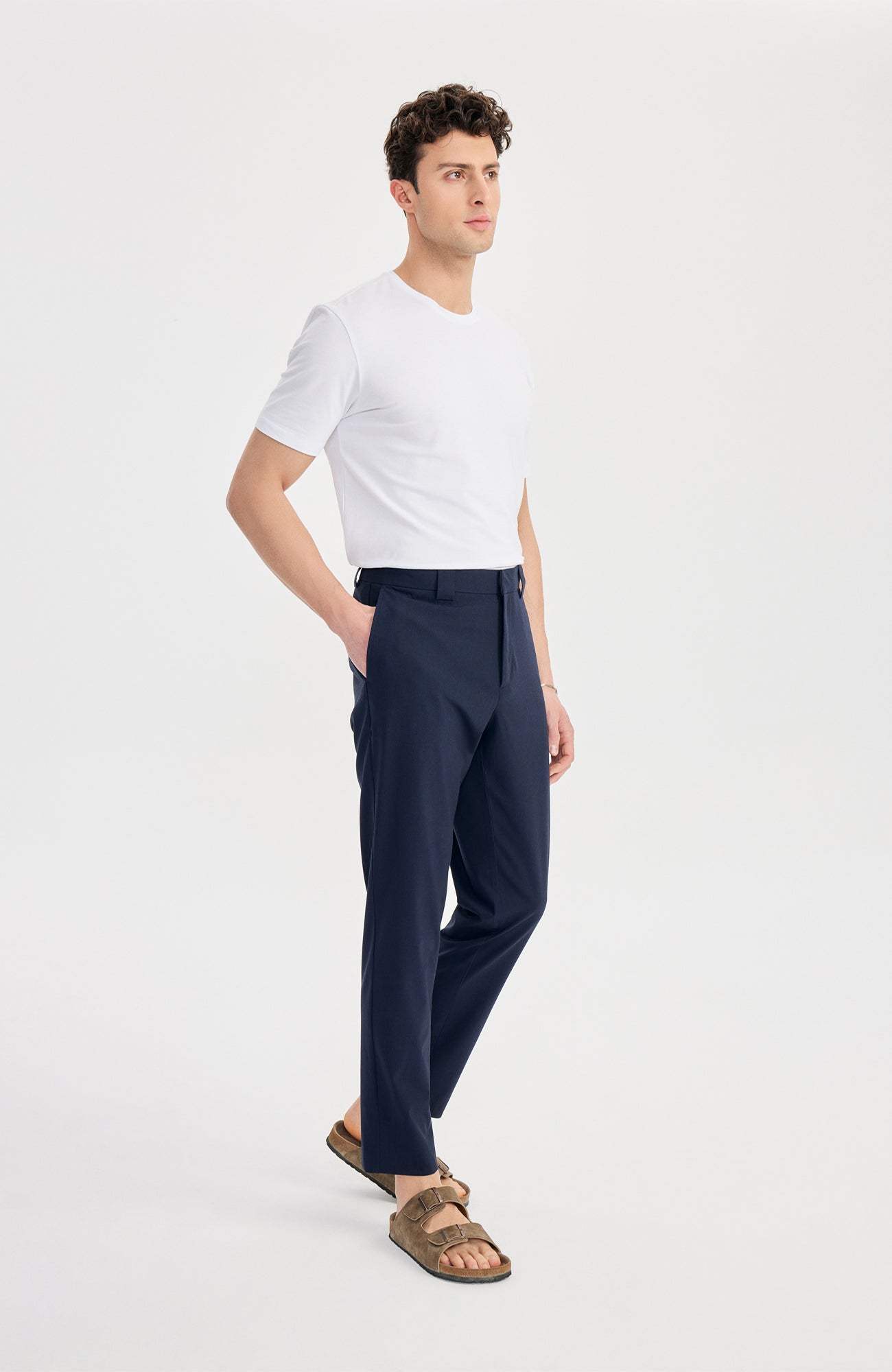 Notti Pantolon Koyu Mavi - BATTS ( Discover Pants, Il Maggio, Pants, S/S 24 )