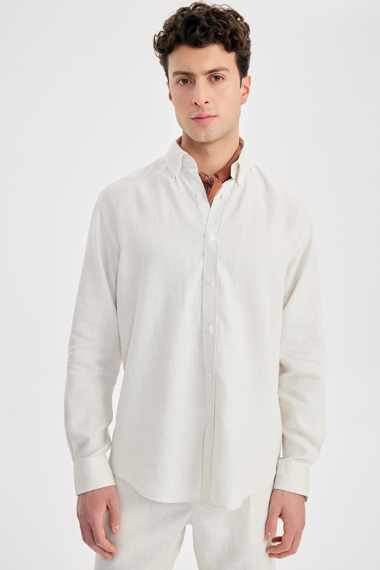 Kos Linen Gömlek Relaxed Ekru - BATTS ( Il Maggio, Linen, S/S 24, Shirts )