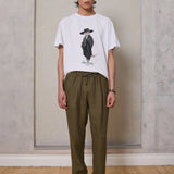Riviera Linen Jogger Khaki