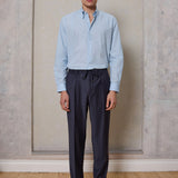 Mystic Striped Pant Dark Blue