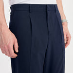 Marvin Yüksek Bel Pantolon Koyu Mavi - BATTS ( Discover Pants, Il Maggio, Pants, S/S 24 )