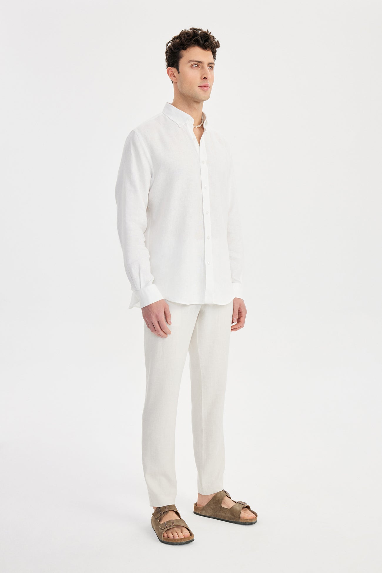 Kos Linen Gömlek Relaxed Beyaz - BATTS ( Il Maggio, Linen, S/S 24, Shirts )