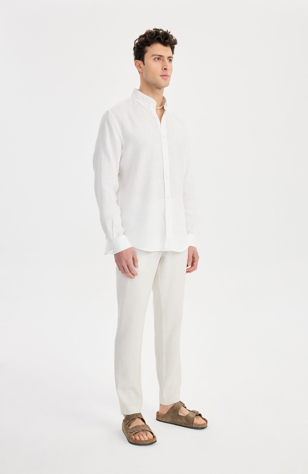 Kos Linen Gömlek Relaxed Beyaz - BATTS ( Il Maggio, Linen, S/S 24, Shirts )