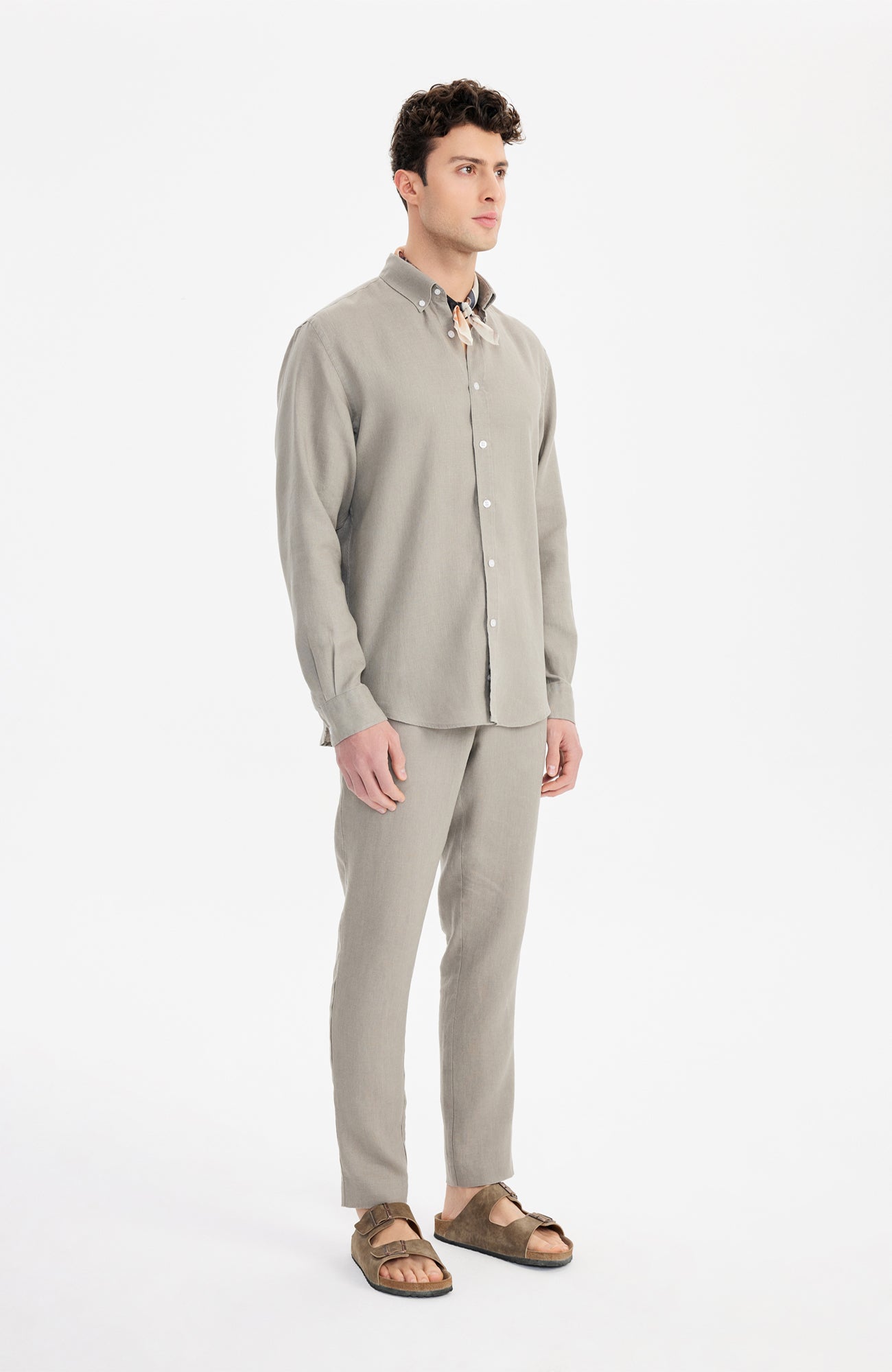 Kos Linen Gömlek Relaxed Kahverengi - BATTS ( Il Maggio, Linen, S/S 24, Shirts )