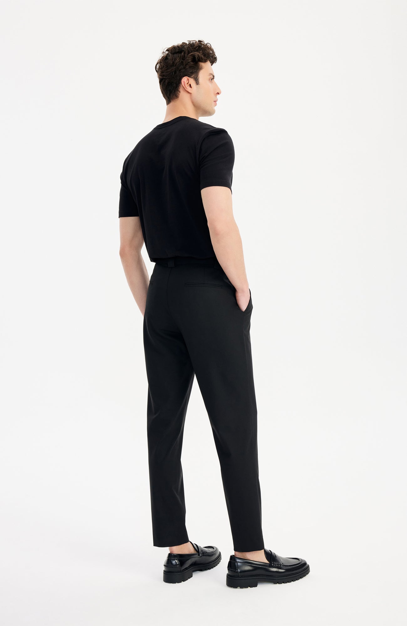 Notti Pantolon Siyah - BATTS ( Discover Pants, Il Maggio, Pants, S/S 24 )