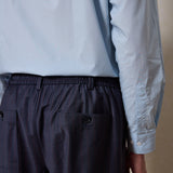 Mystic Striped Pant Dark Blue