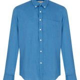 Kos II Linen Gömlek Açık Mavi