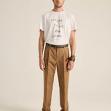 Offline Oversized Beyaz T-shirt Quoted