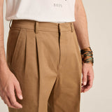 Daniele Baggy Chino Pantolon Camel